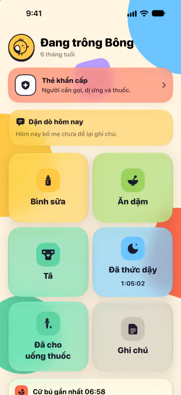 Chế độ giữ trẻ