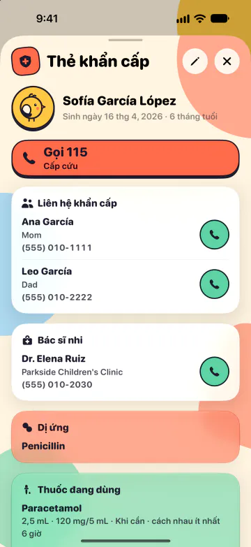 Thẻ khẩn cấp