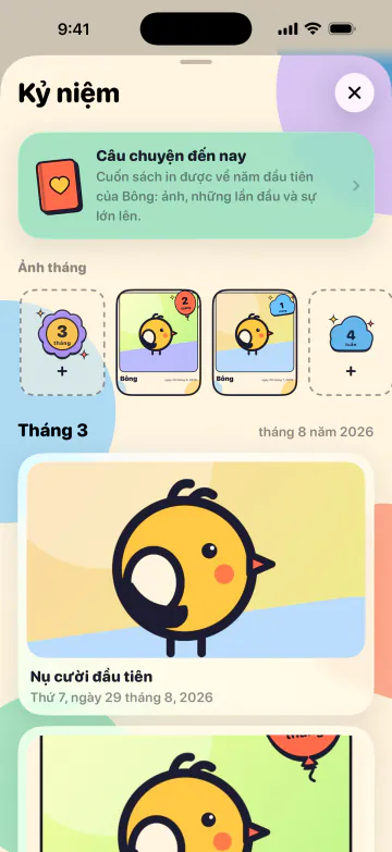 Giữ lại mọi lần đầu